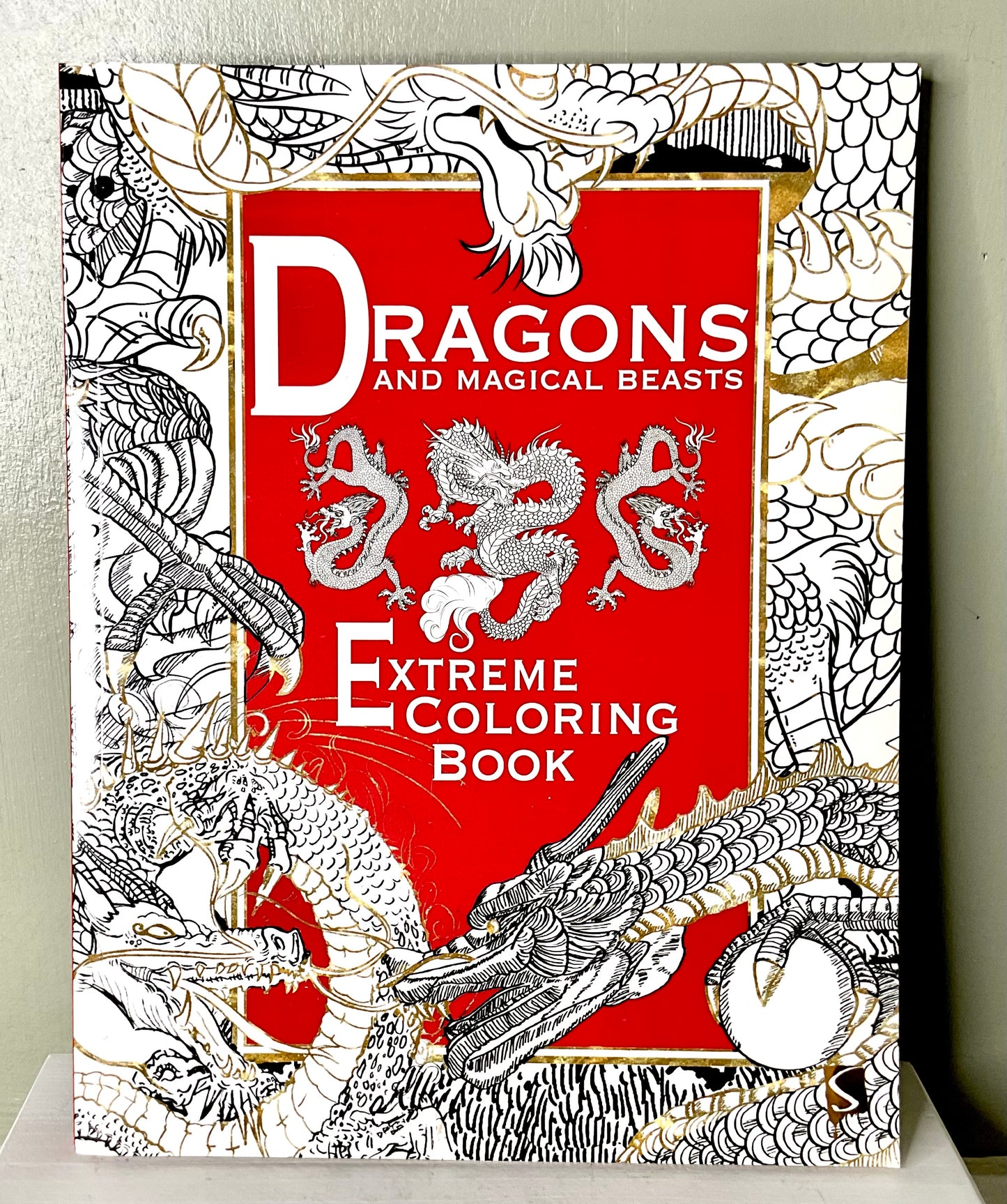 Dragons and Magical Beasts Extreme Coloring Book