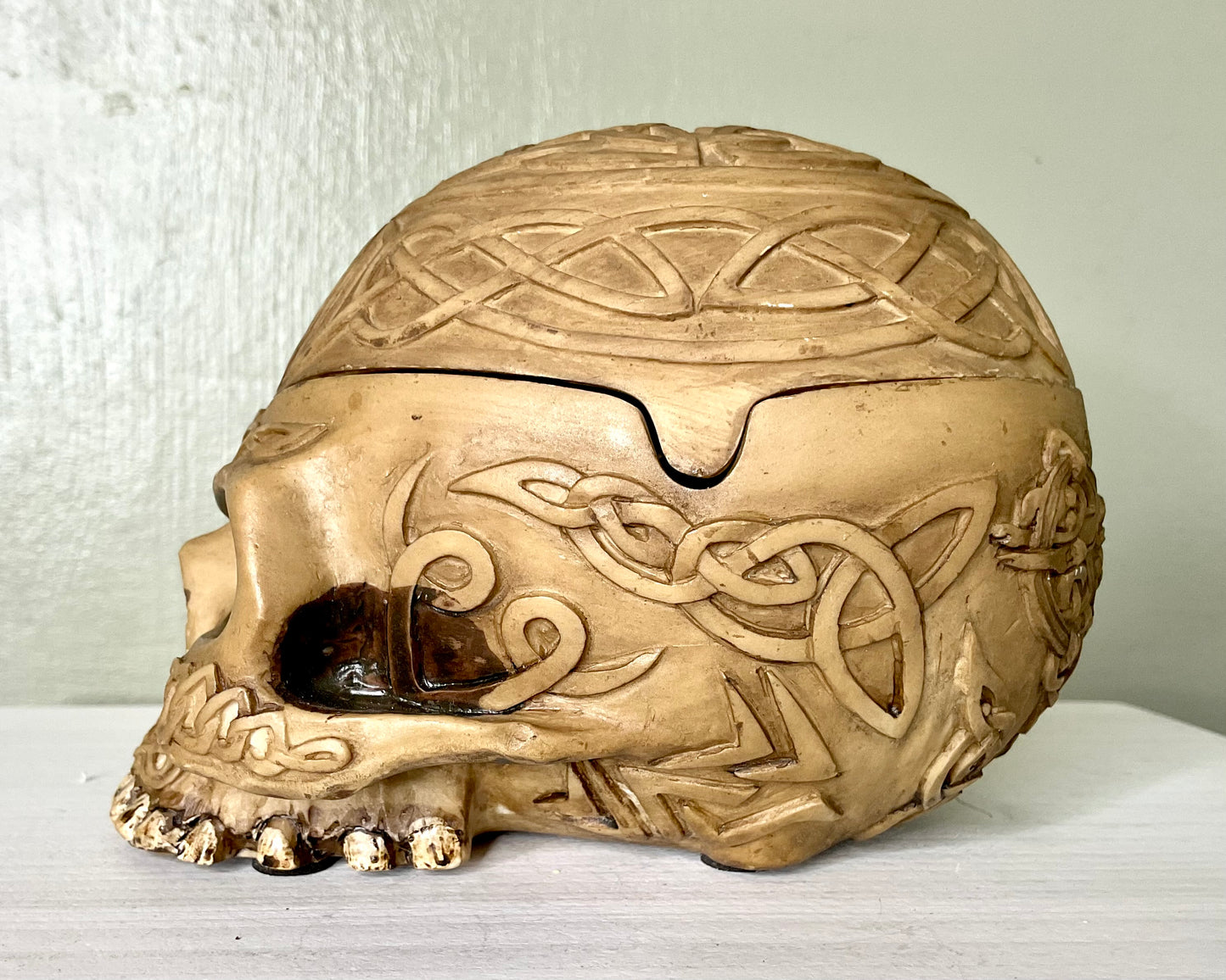 Celtic Skull Trinket Dish