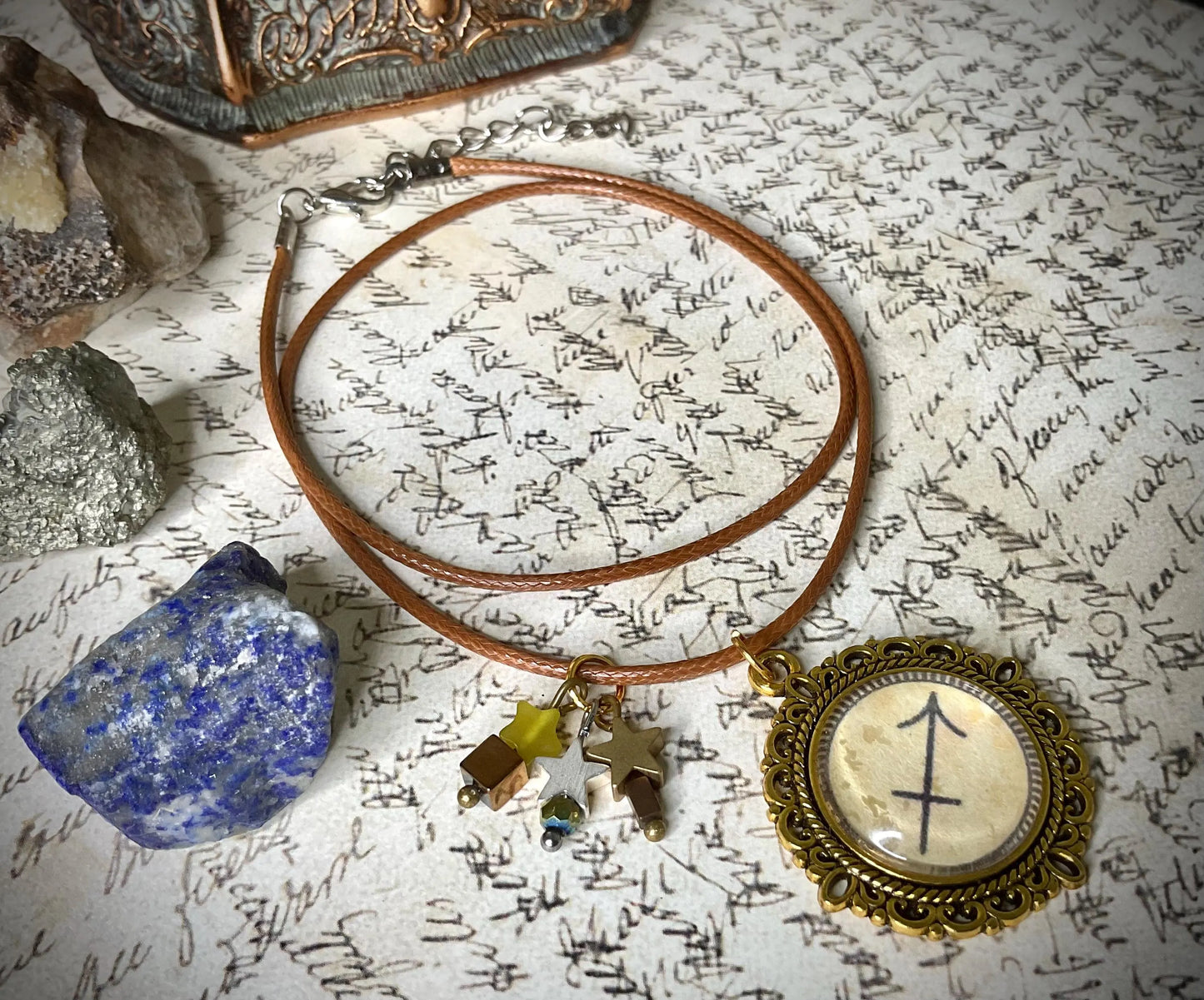 Sagittarius Glyph Amulet