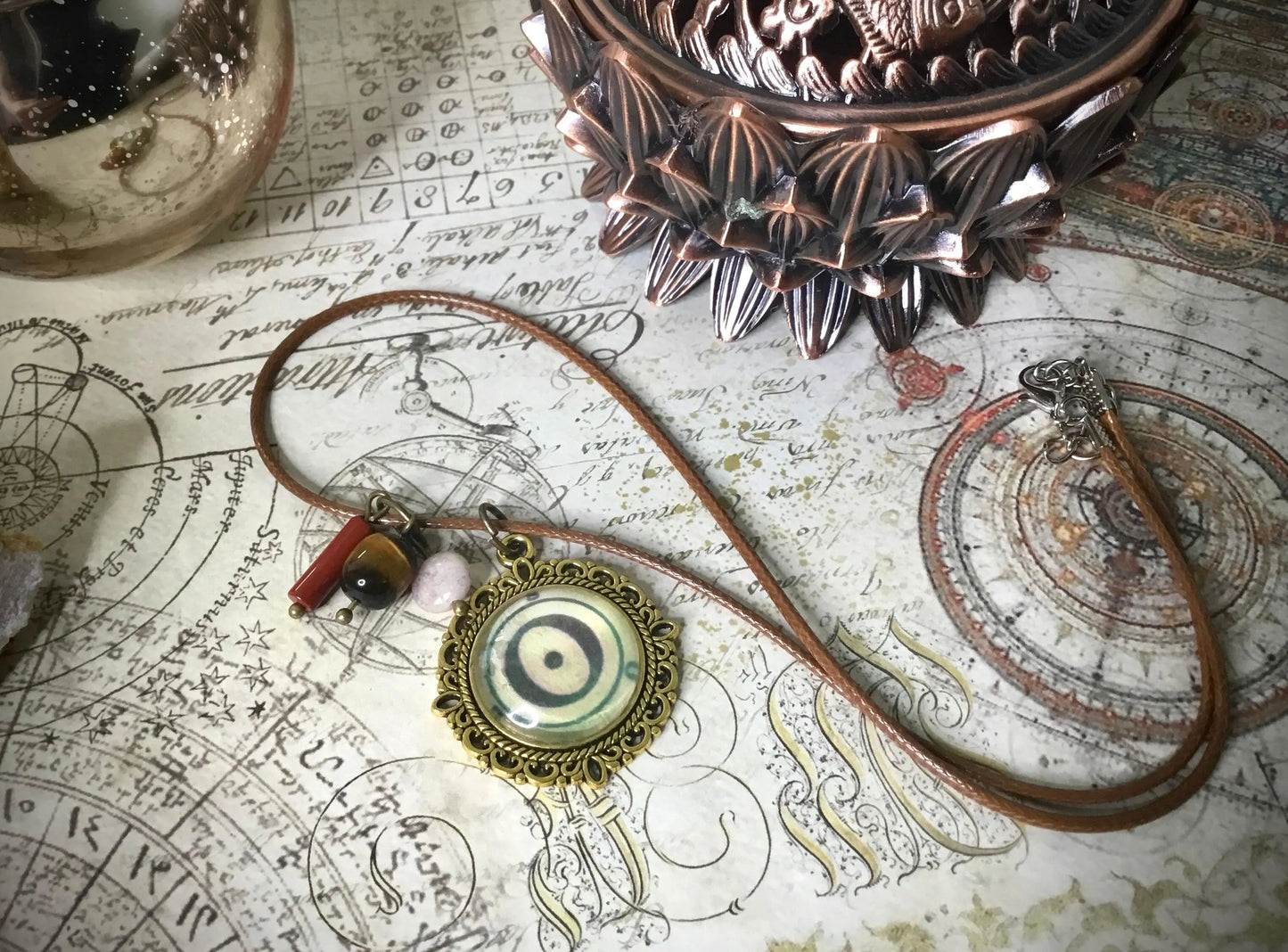 Solar Glyph Amulet