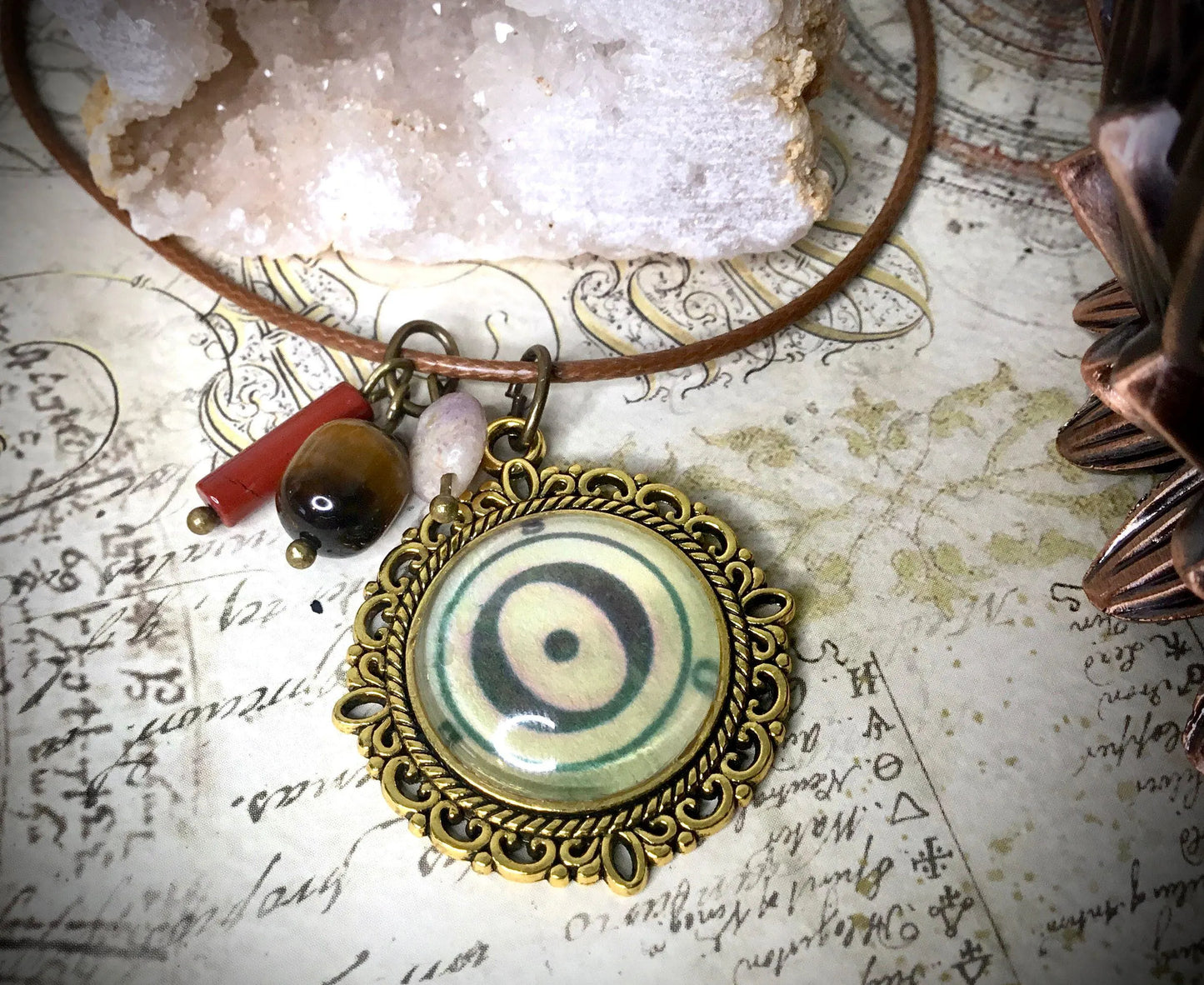 Solar Glyph Amulet