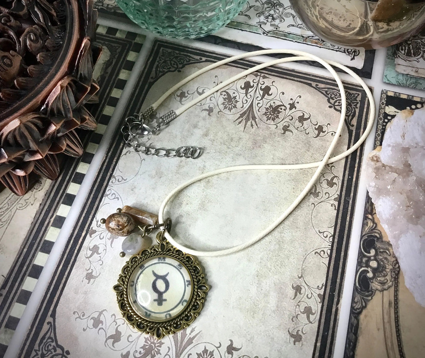 Mercury Glyph Amulet