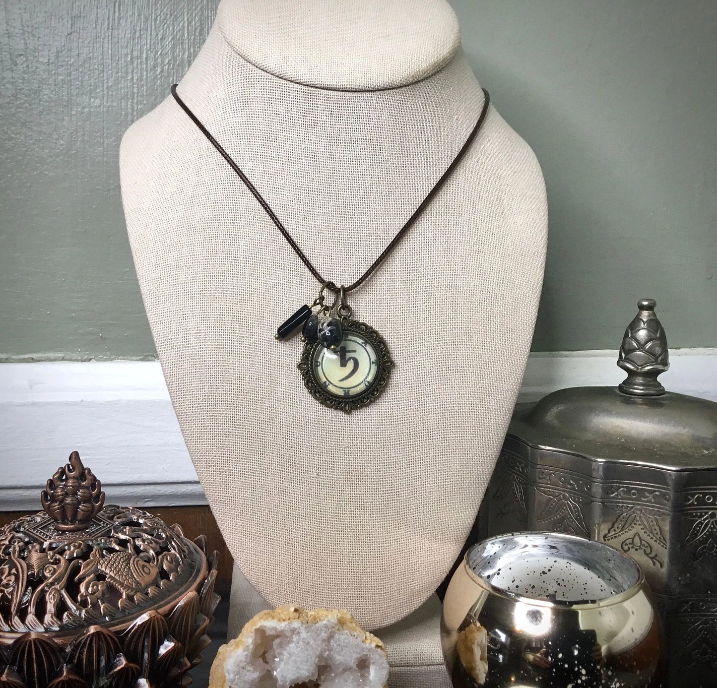 Saturn Glyph Amulet