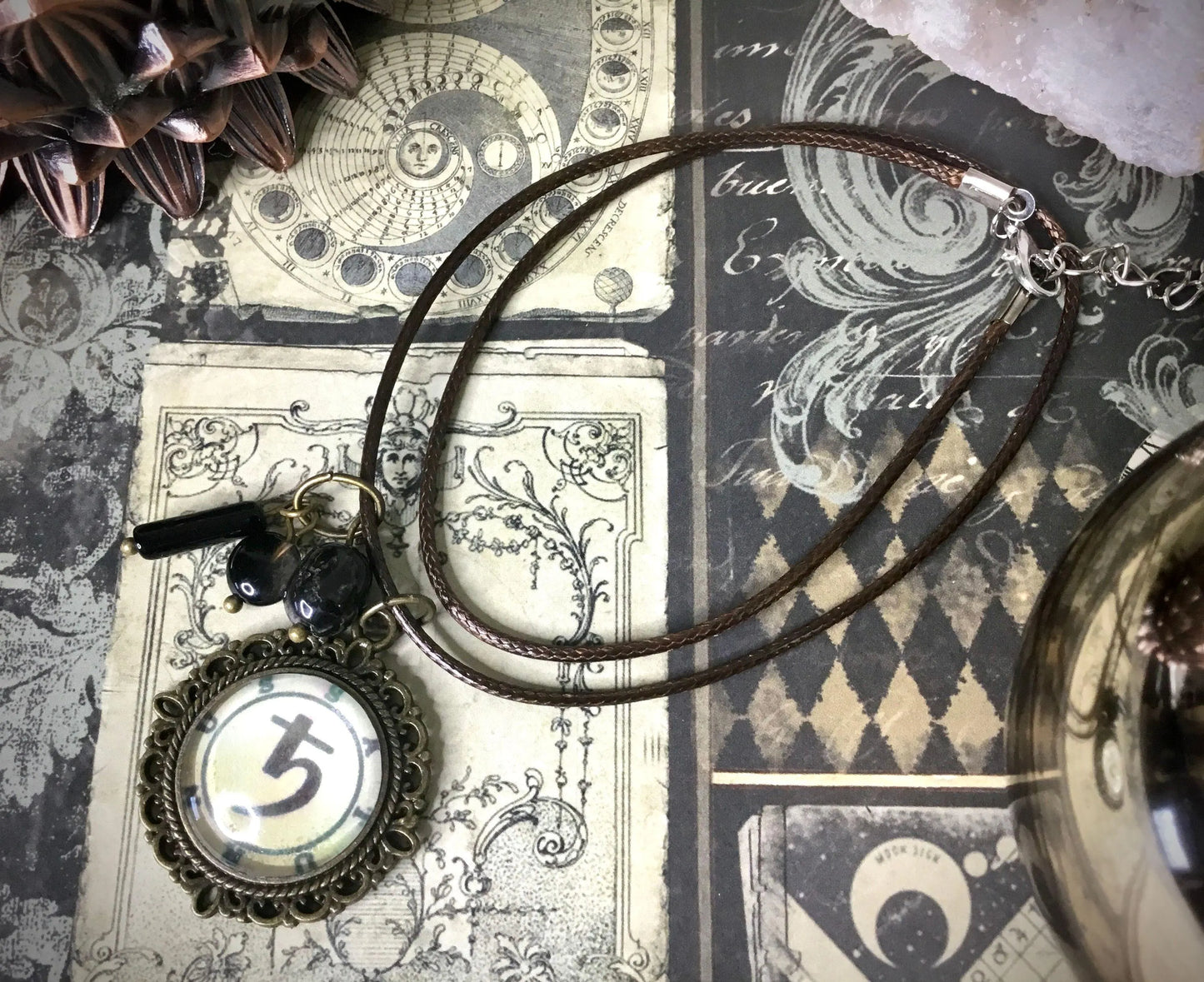 Saturn Glyph Amulet