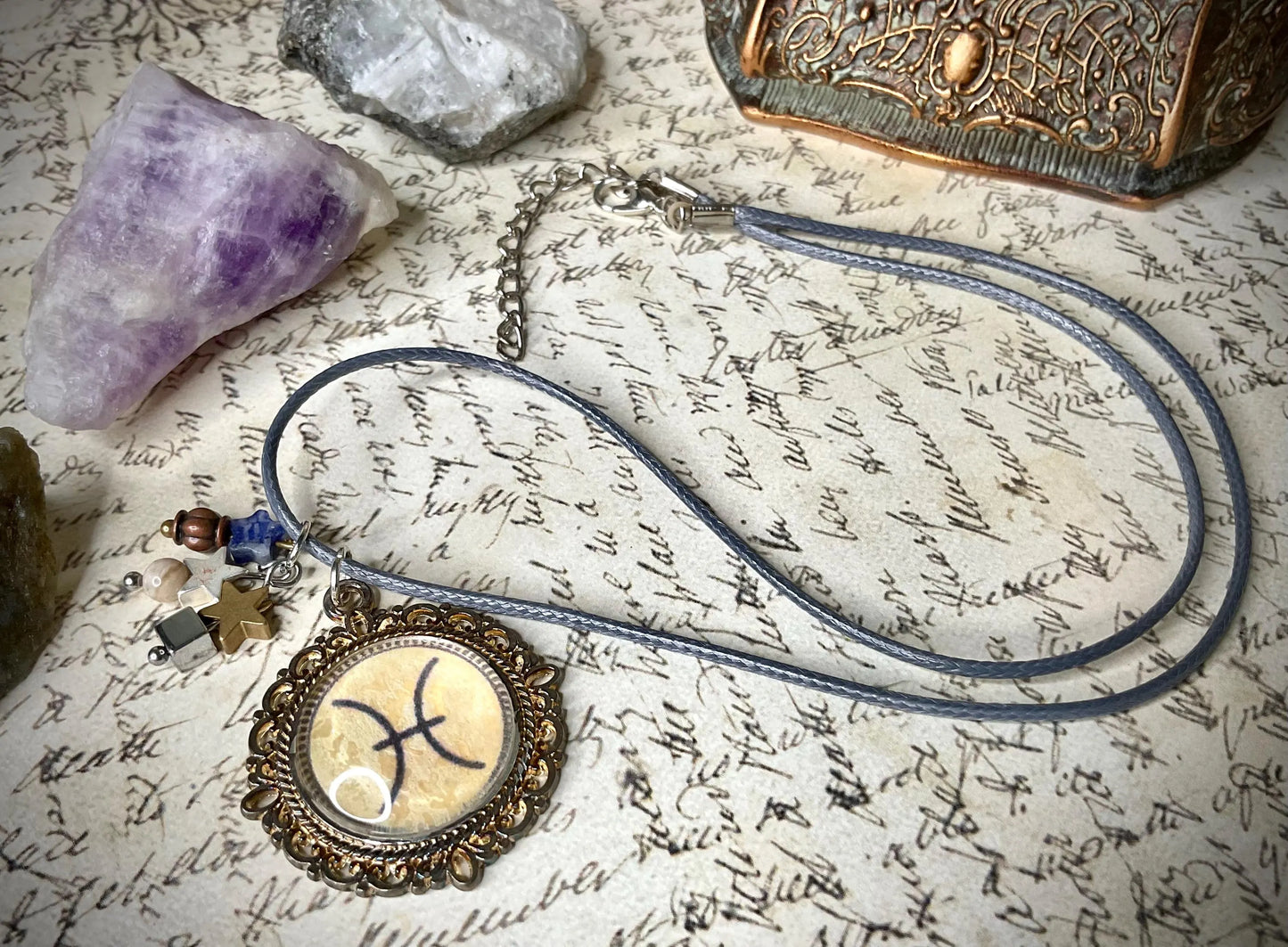 Pisces Glyph Amulet