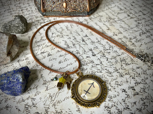 Sagittarius Glyph Amulet