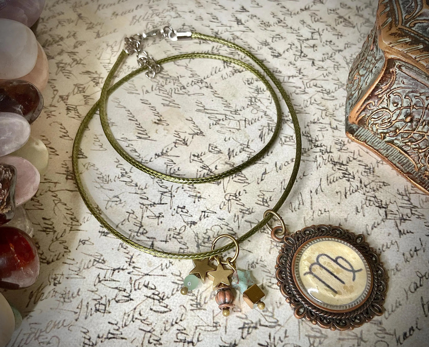 Virgo Glyph Amulet
