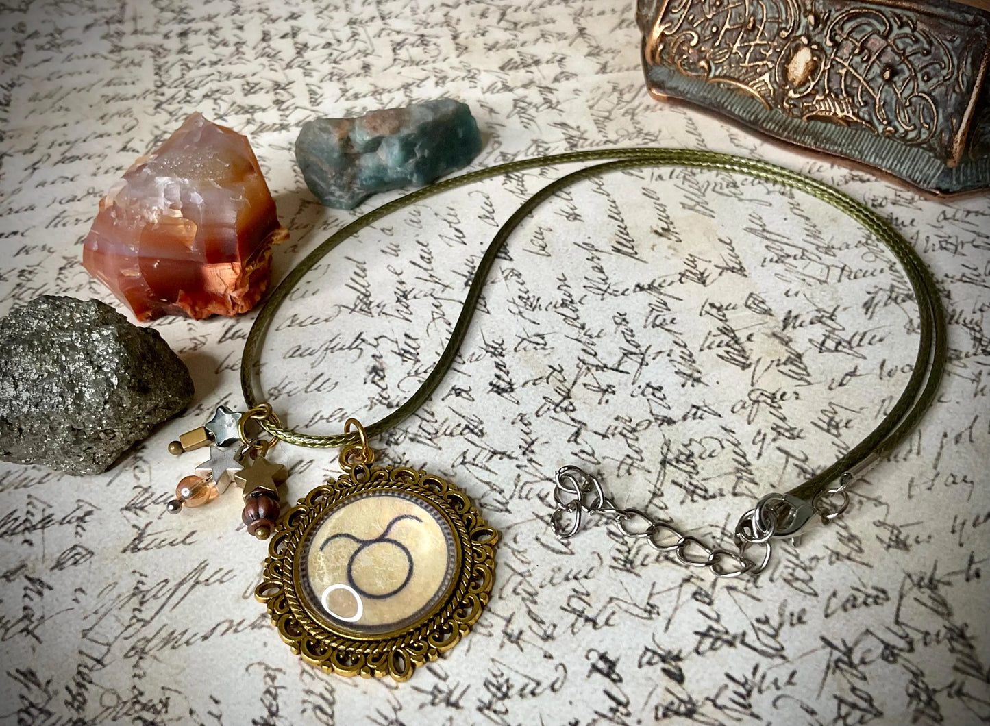 Taurus Glyph Amulet